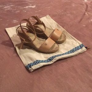 Tory Burch Bima Espadrille Wedge size 6.5